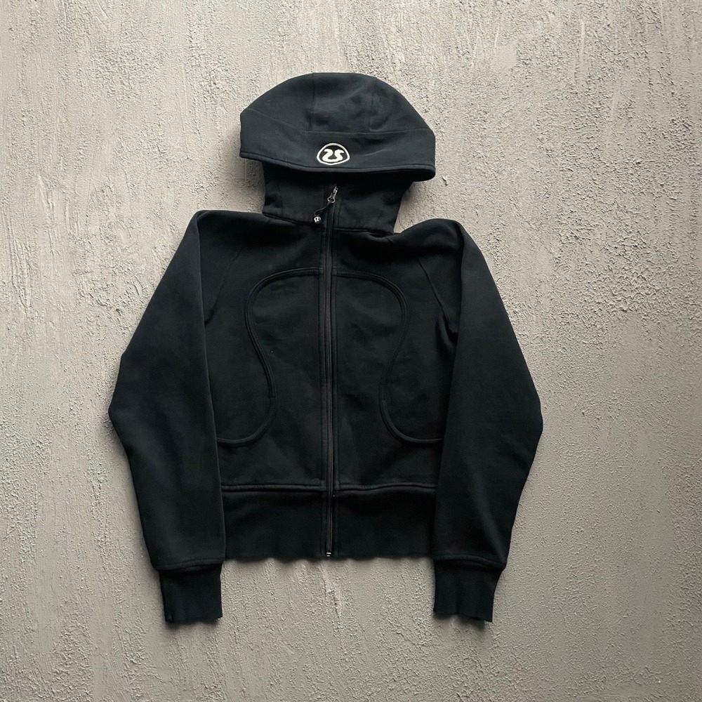 Lululemon Scuba Full Zip Hoodie Womens Small Black